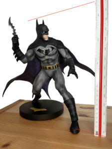 Batman is approx 28cm high.